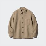 Куртка-рубашка мужская Uniqlo, 32 бежевый - фото