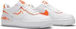 Кроссовки Nike Wmns Air Force 1 Shadow 'Total Orange', белый - фото 9
