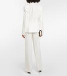 Однобортный шелковый пиджак Tom Ford, белый - фото 3