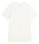 Платье из хлопкового джерси с пуговицами Balmain, белый - фото 4