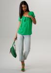 Блуза VIVANCE, зеленый - фото 3