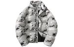 Пуховик зимний унисекс GOLFCROSS, светло-серый камуфляж - фото