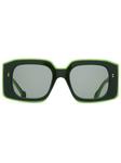 JW Anderson солнцезащитные очки-бамперы, зеленый - фото