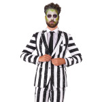 Мужской комплект из костюма и галстука приталенного кроя Beetlejuice OppoSuits - фото 2