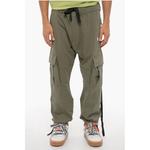 Брюки-карго из хлопкового твила Marcelo Burlon, Green - фото