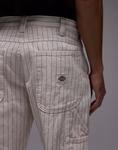 Плотницкие брюки Dickies в полоску белого и красного цвета - фото 5