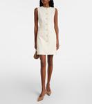 Мини-платье Whistler Veronica Beard, экрю - фото 2