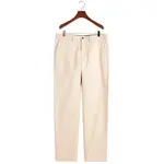 Брюки чинос Gant Twill Regular Fit, бежевый - фото