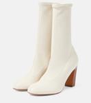 Кожаные ботильоны Apollo Khaite, кремовый - фото 5