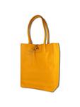 Наплечная сумка Toscanto Shopper, Schultertasche Leder gelb ca. 30cm - фото