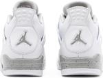 Кроссовки Air Jordan 4 Retro GS White Oreo, серый - фото 6