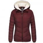 Куртка утепленная с капюшоном Wantdo, бордовый - фото