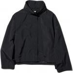 Ветровка женская Uniqlo воротник-стойка, 09 черный - фото