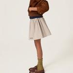 Мини-юбка Checked MIU MIU, бежевый - фото 7