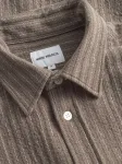 Полосатая рубашка Norse Projects, коричневый - фото 4