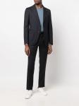 Tagliatore шерстяной костюм с однобортным пиджаком, синий - фото 2