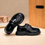 Annil Детские кожаные туфли черные - фото 7