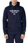 Толстовка мужская Tommy Jeans с большим логотипом, синий - фото