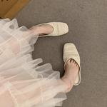 Закрытые тапочки для женщин TAFN, синий - фото 7