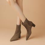 Ботильоны женские Boerdiqi, хаки - фото 11