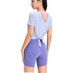 Saucony Беговые шорты Women's Light Milk Gray Purple - фото 5