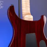 PRS Wood Library Custom 24 Lefty 10-Топ Вишневый Сансберст - фото 9