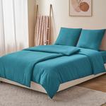 Комплект постельного белья RUIKASI, 4 предмета, 135х200/80x80, бирюзовый - фото 3