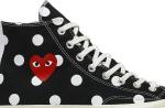 Кроссовки Converse Comme des Garçons x Chuck Taylor All Star 70 Hi Black Polka Dot, черный - фото 2