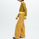 Брюки унисекс Uniqlo, горчица - фото 3