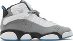 Кроссовки Jordan 6 Rings GS White Particle Grey, белый - фото