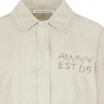 Парка женская Alexander Wang, экрю - фото 4