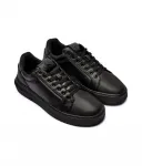 Массивные кожаные кроссовки Calvin Klein Jeans, черный - фото 3