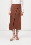 Юбка А-силуэта PCANDY SKIRT Pieces, темно-коричневый - фото