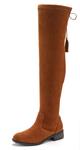 Сапоги выше колена LASCANA, охра - фото