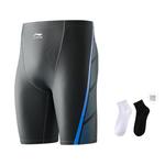 LiNing Плавки мужские Advanced Black, Advanced Black (в комплекте очки для плавания Large Frame Racing Blue) - фото 4