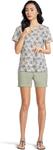 Футболка Tommy Bahama Indigo Palms Printed Short Sleeve Tee, Bleached Sand - фото 5