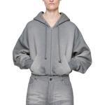 Градиент худи Acne Studios, серый - фото 3