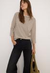 Топ Cecil Long sleeved top, Beige - фото