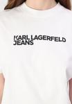 Футболка с принтом ESSENTIAL TEE Karl Lagerfeld Jeans, белый - фото 6
