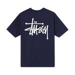 Футболка Stussy Basic 'Navy', синий - фото 2