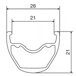 Заднее колесо Mavic Crossride FTS-X Intl 29´´ Disc MTB, черный - фото 3