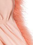 Andorine платье с перьями, розовый - фото 3
