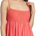 Ярко-коралловое платье миди Meeka Rails - фото 3