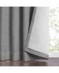 Штора Harrow Solid Blackout Window Curtain Panel Elrene Home Fashions, Dark gray, 52x108 - фото 3