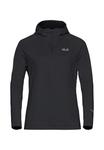 Топ Jack Wolfskin PRELIGHT TRAIL HOODED, Black - фото 6