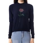 MSGM Свитер женский морской синий - фото