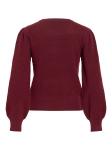 VILA Свитер 'VIMABLE' в винно-красном цвете - фото 2