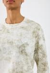 Топ YOURTURN LONG SLEEVED WASHED TOP UNISEX, Light Grey Washed/Light Grey - фото 7