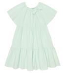 Хлопковое платье Il Gufo, зеленый - фото