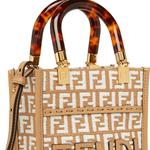 FENDI Соломенная сумка тоут - фото 5